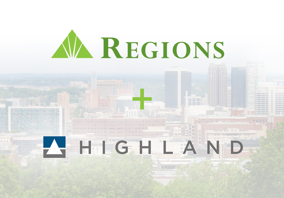 Regions and Highland logos