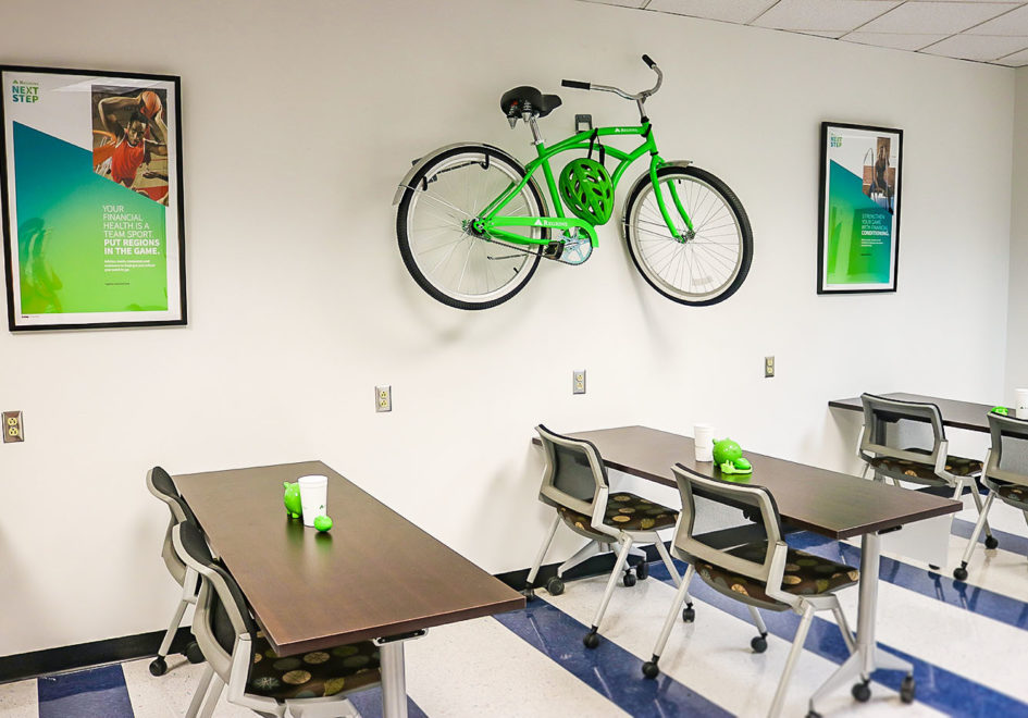 Regions provided funding to create the Regions Next Step Financial Learning Center for student-athlete financial education classes at Georgia State University.