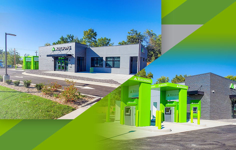 Regions’ new Marianna branch will reflect the company’s latest branch designs and will be similar to this newly completed facility in Carbondale, Illinois. While the branch will offer new technology features, it will place a premium on customized personal service from local bankers who understand the needs and opportunities affecting clients in the Florida Panhandle.