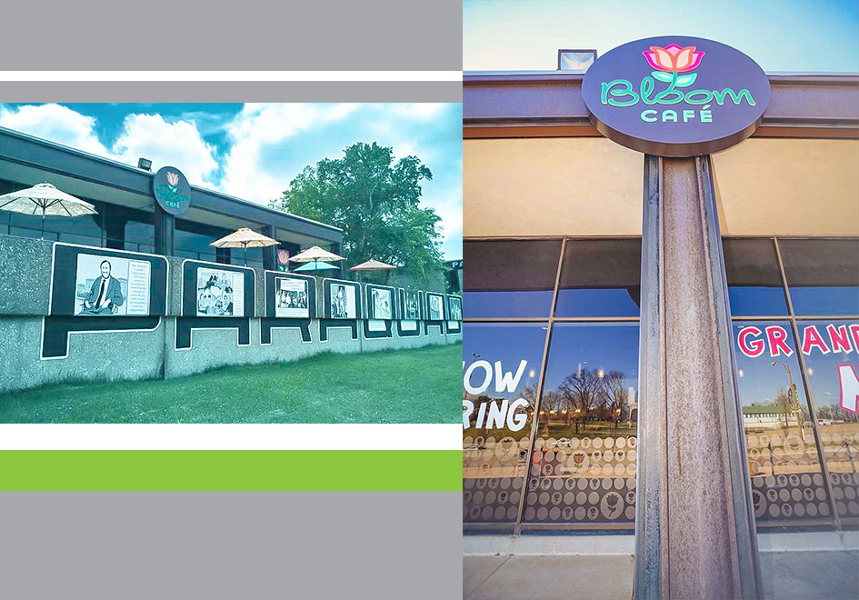 exterior photos of Bloom cafe