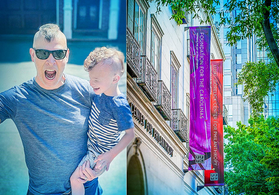 William Cooper III and his son