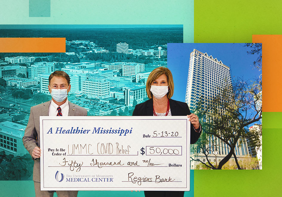 photos of a man and woman holding large check, skyline,...