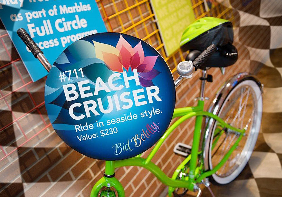 green Regions Bank bike