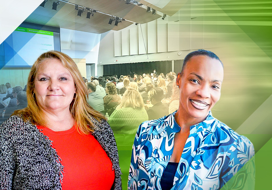 Lisa Burnett and Shawntelle Fisher