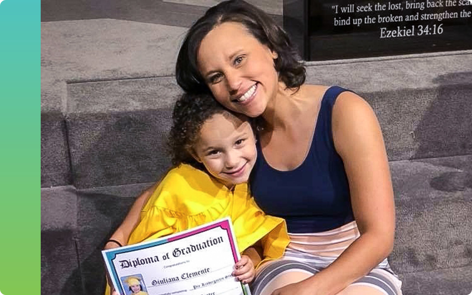 City Attorney Holly Clemente and her daughter, Giuliana.