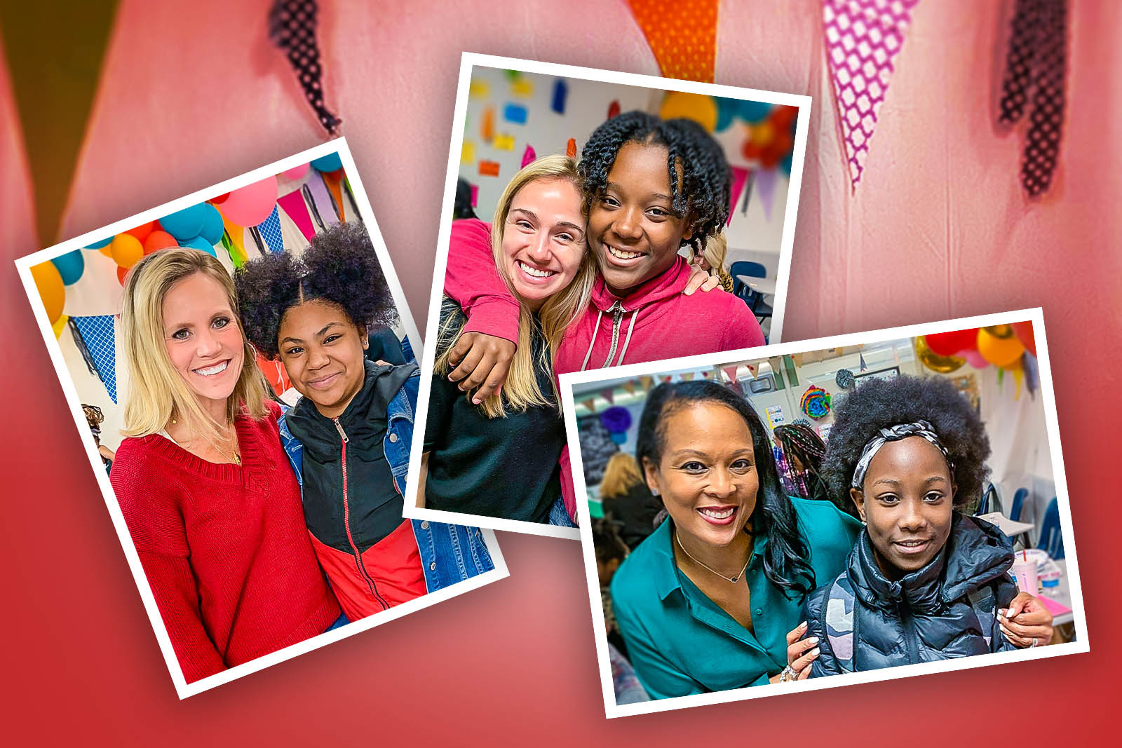 Lessons for Life mentors and mentees connected each week at Henderson Middle School for lunch and support prior to the pandemic outbreak. 