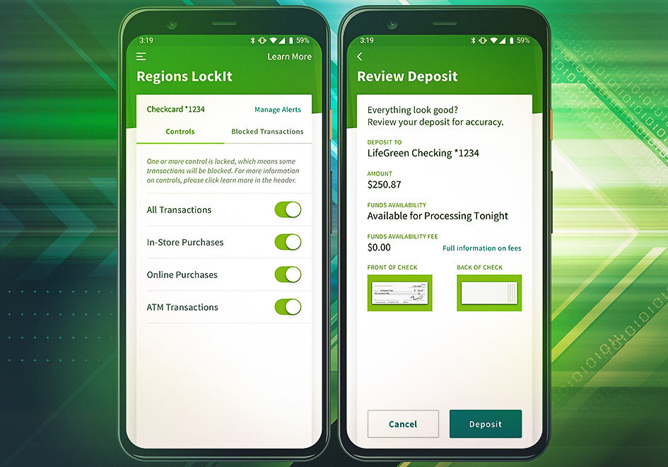Regions Bank mobile app