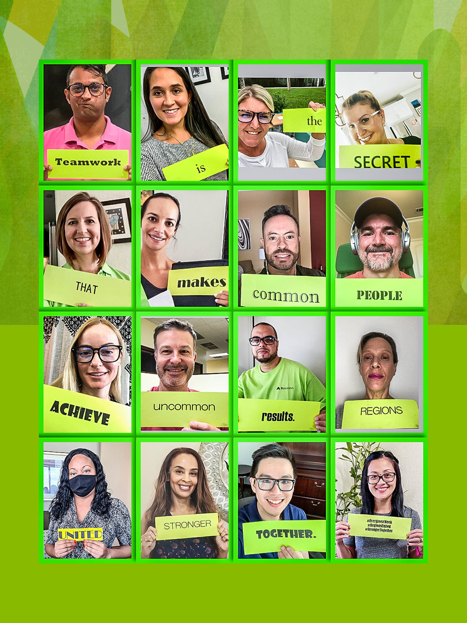 This is how we #EvergreenAtRegions