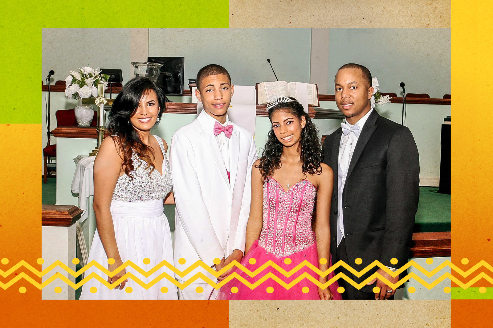 Kristina Justice and family