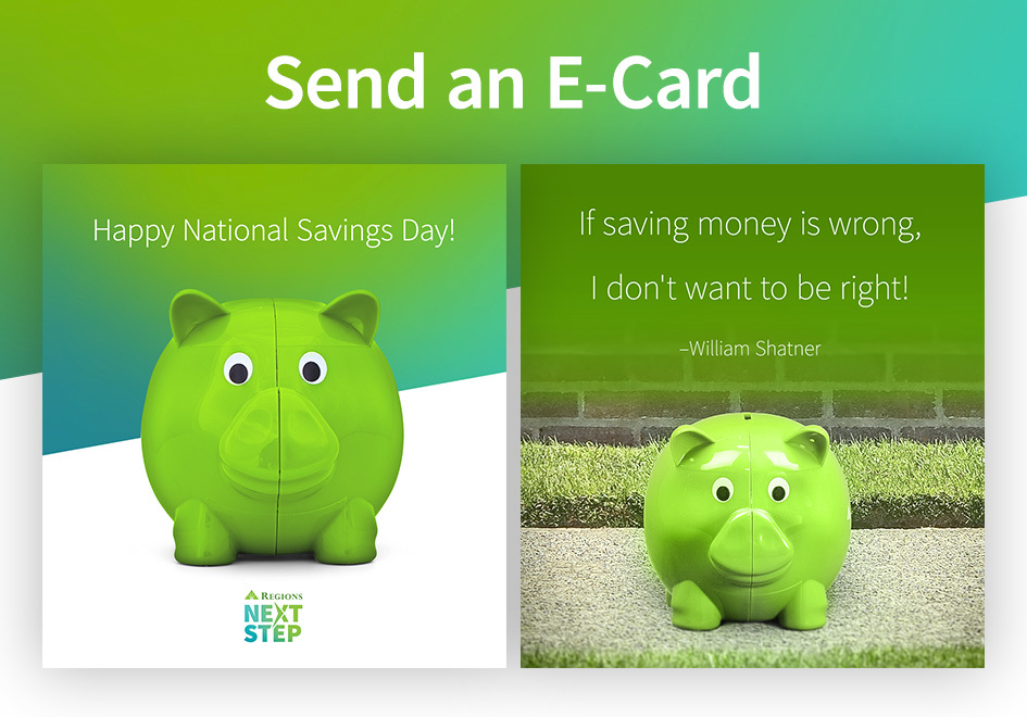 National Savings Day Ecards