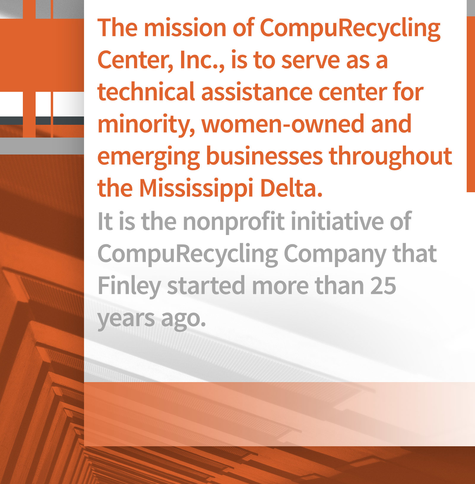 CompuRecycling Mission