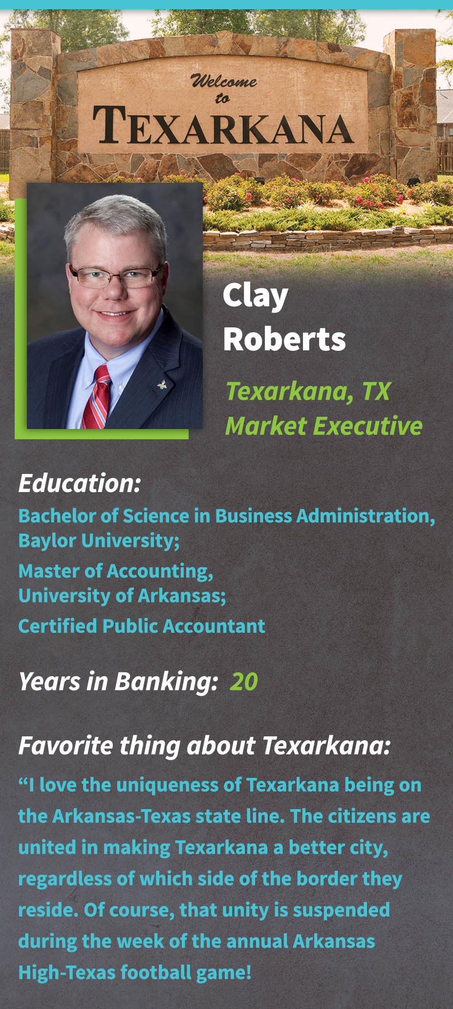 Clay Roberts infographic