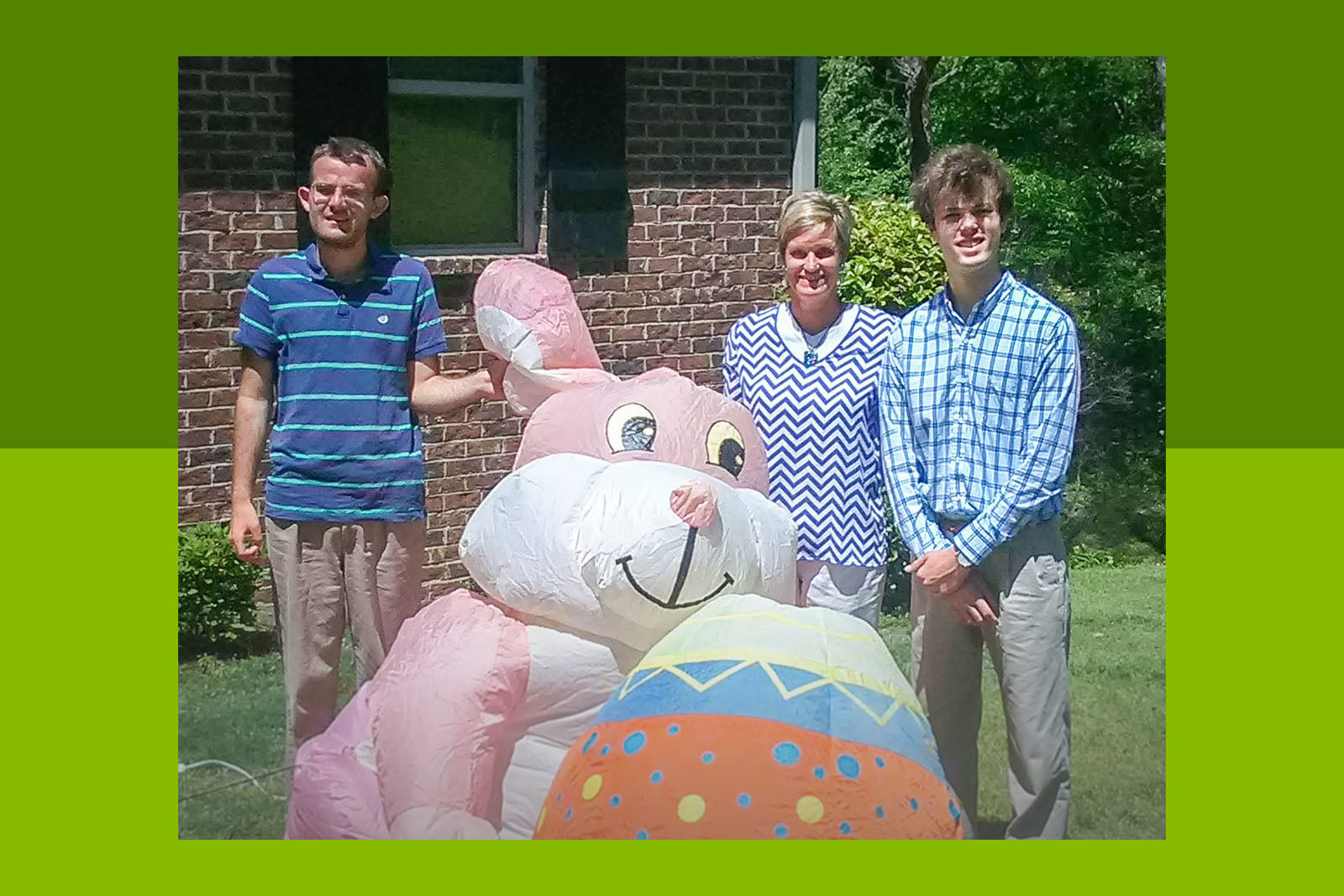 Amy Wombwell and her husband, Bob, have spent their lives helping provide resources for their sons, Taylor, left, and Sloan, right, to succeed. “Plans change, and you always have to be flexible and pivot,” she said. The family’s move to Tuscaloosa will help them be closer to their son Sloan, who is a student at the University of Alabama while Taylor works with Arts ‘n Autism.