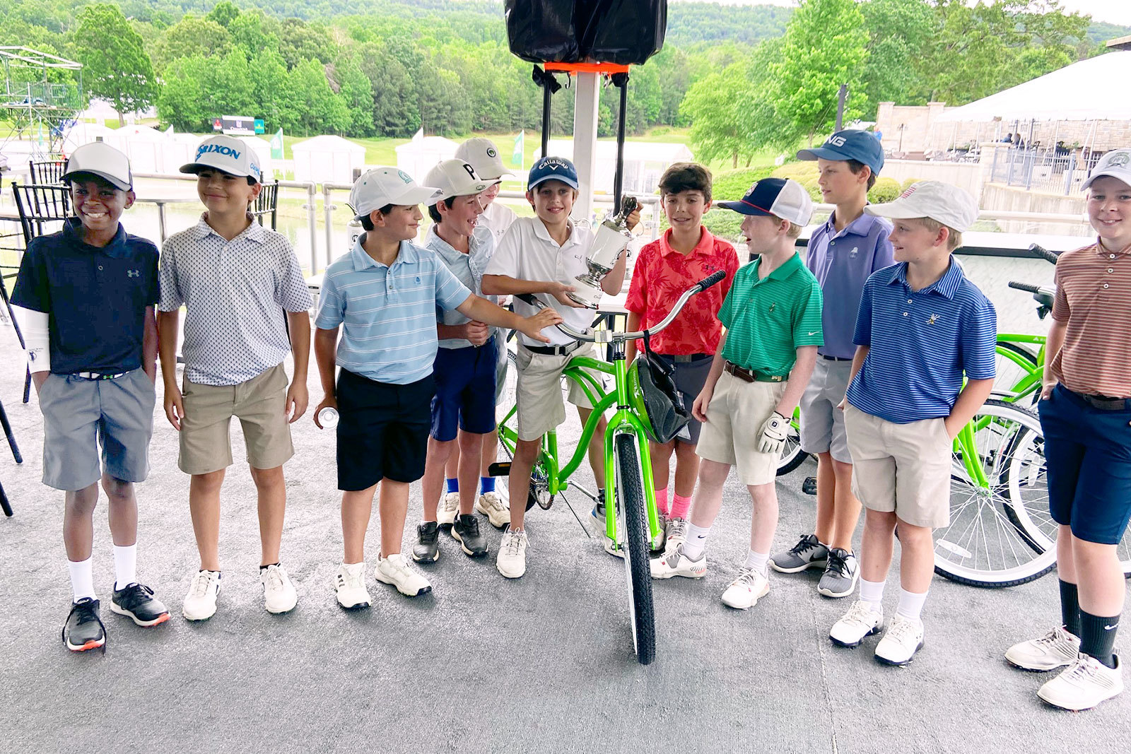 Young golfers at the Junior Regions Tradition