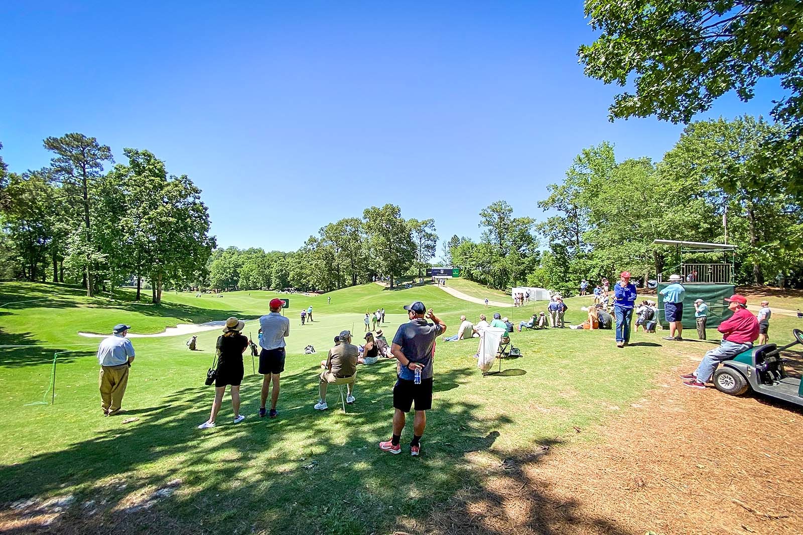 The audience at the 2021 Regions Tradition charity golf event