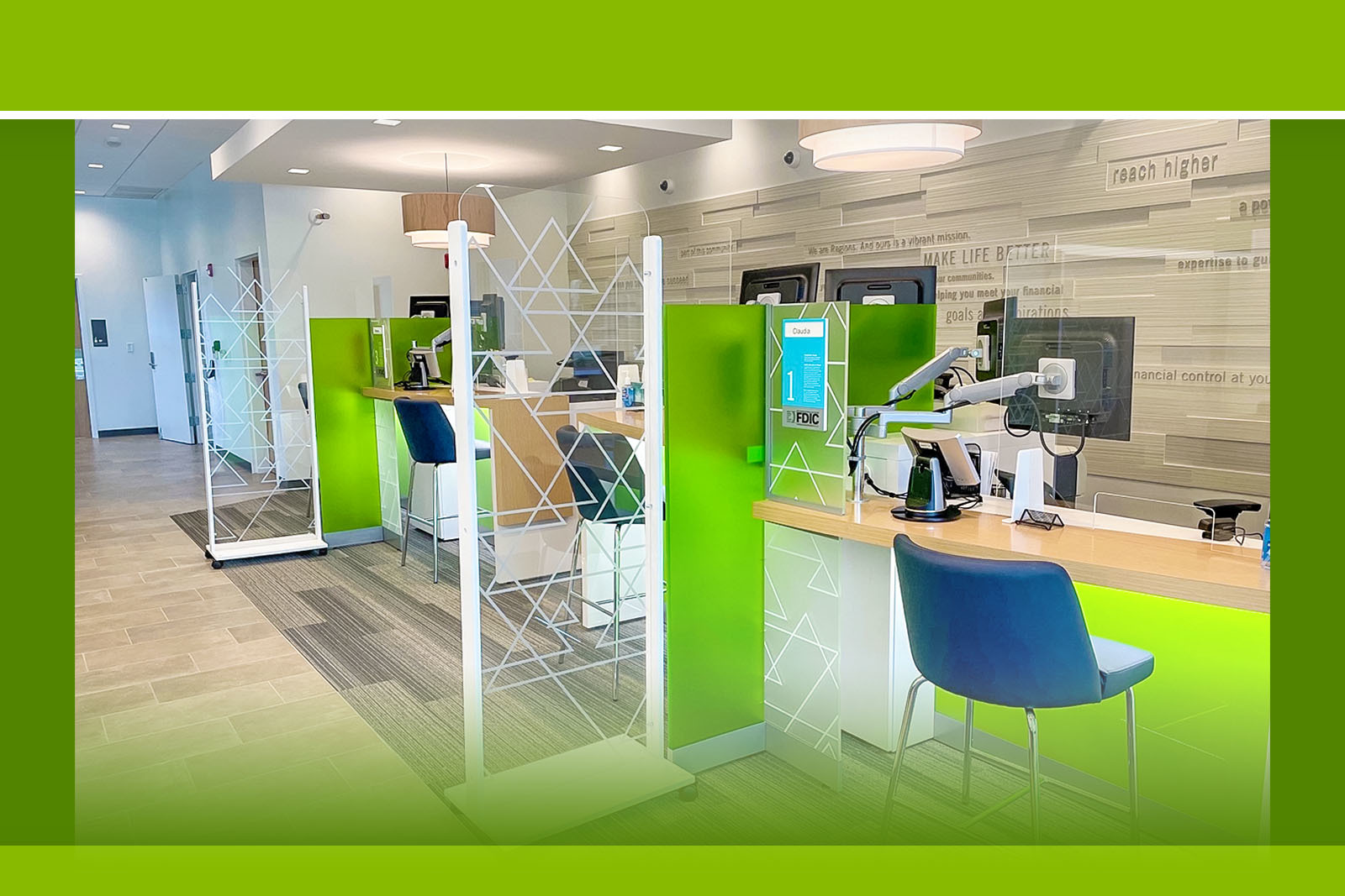 Modern Regions Bank Branch in The Woodlands