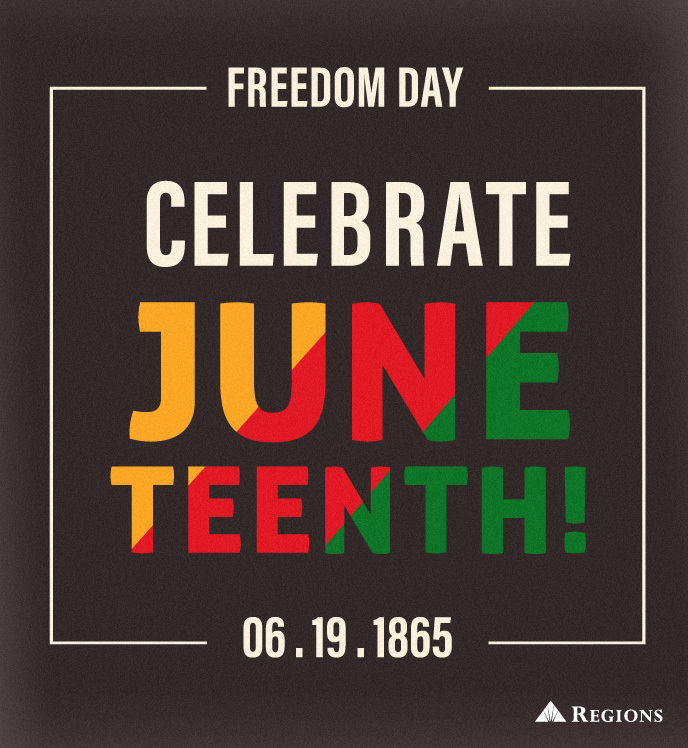 Freedom Day. Celebrate Juneteenth. 06.19.1865.