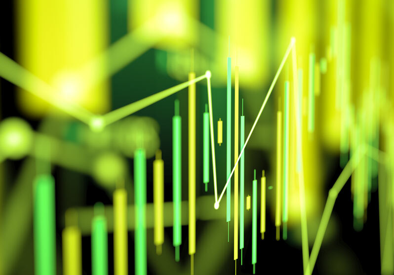 abstract financial graph