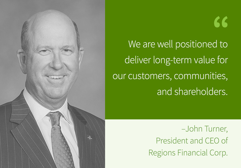 Regions CEO John Turner