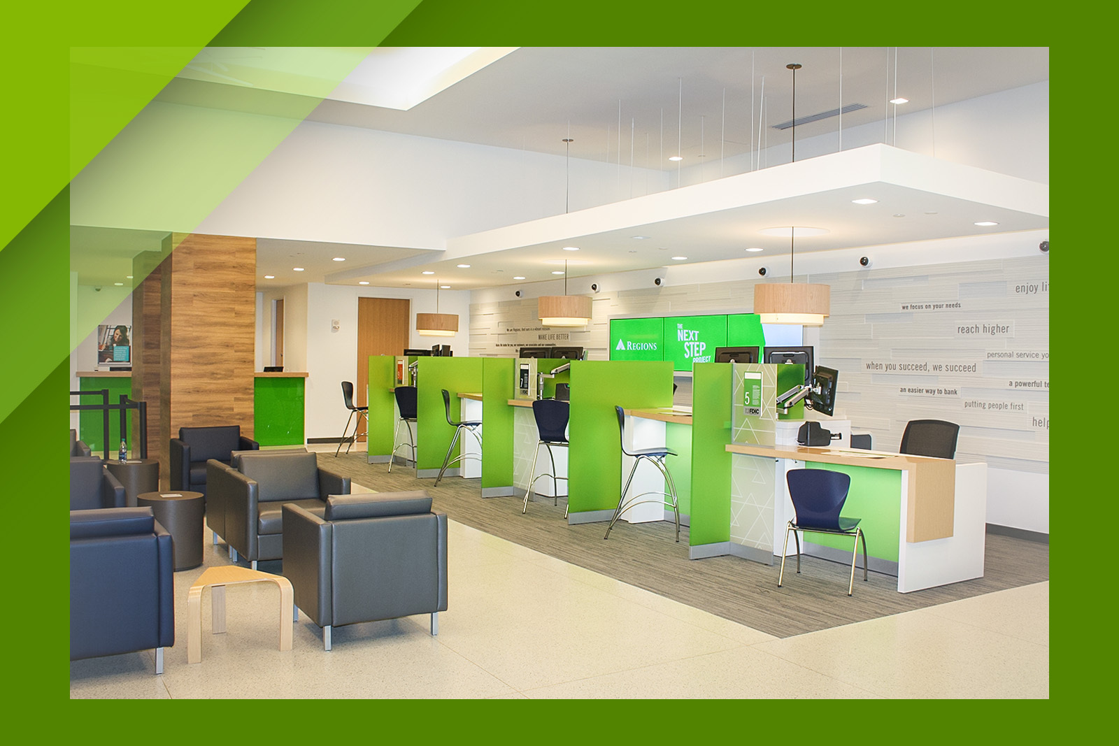 Regions Bank branch interior