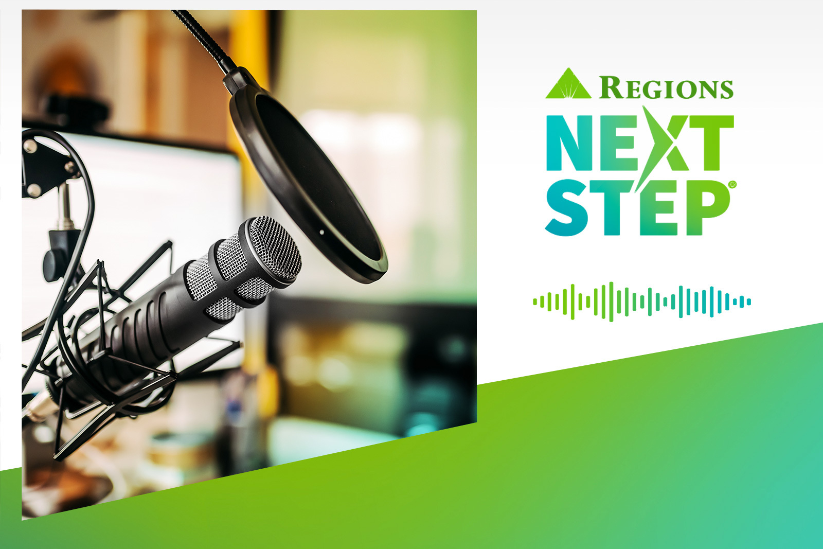 Photo of microphone in front of a computer with a...