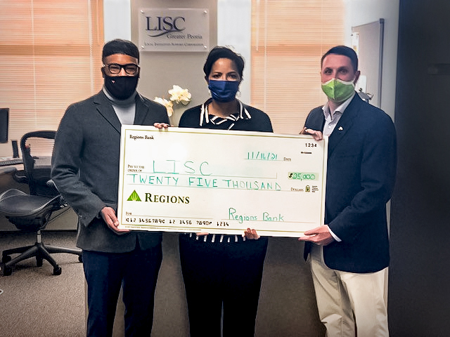 LISC Central Illinois check presentation