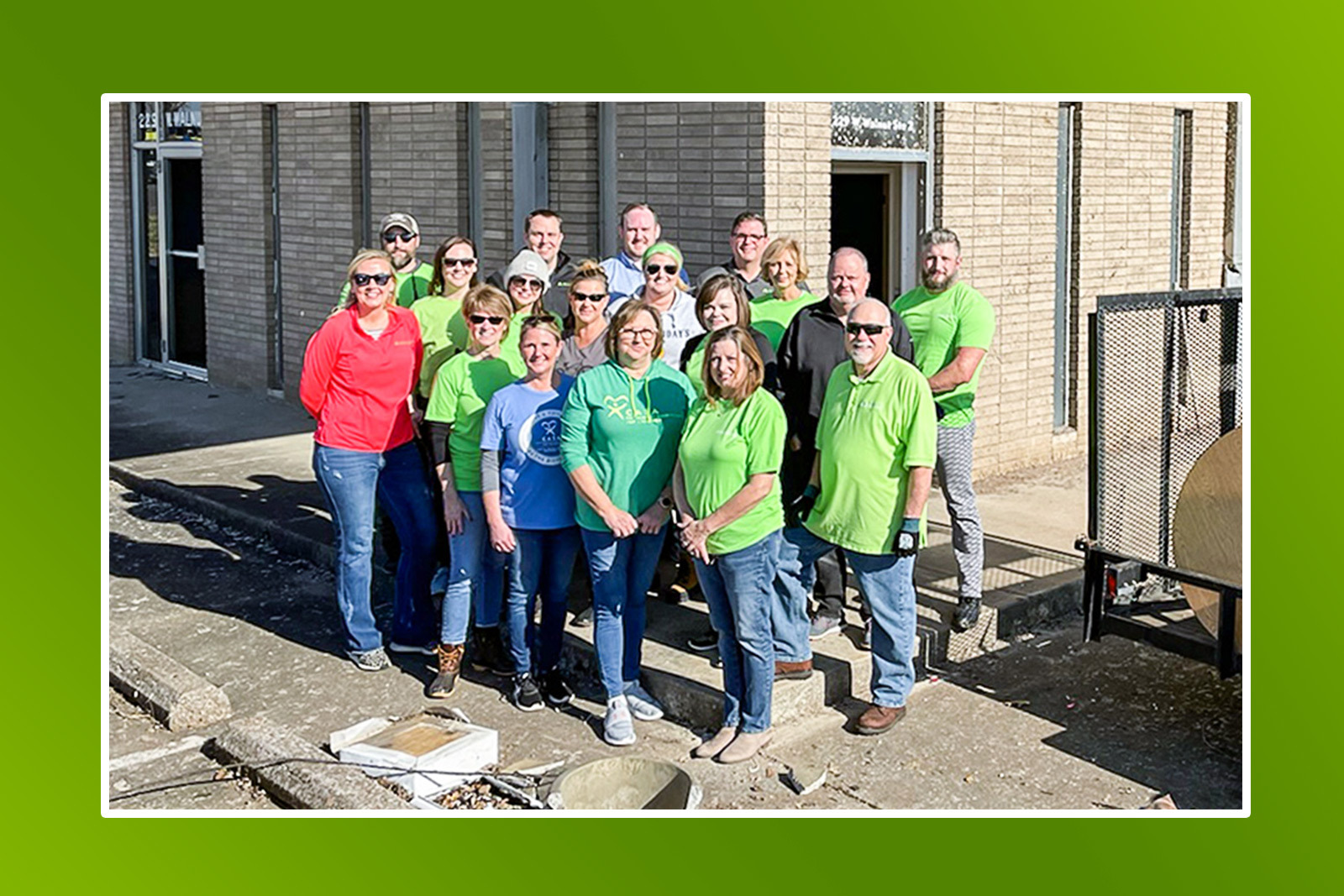 Mayfield area regions associates on site at tornado damage