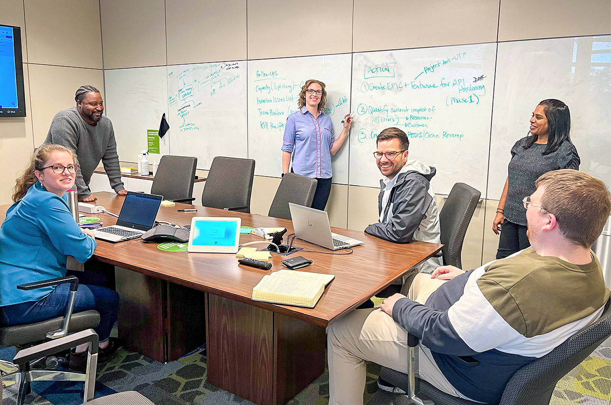 Regions mobile app team