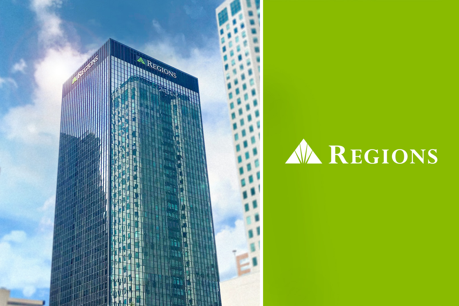 Regions Center and Regions logo