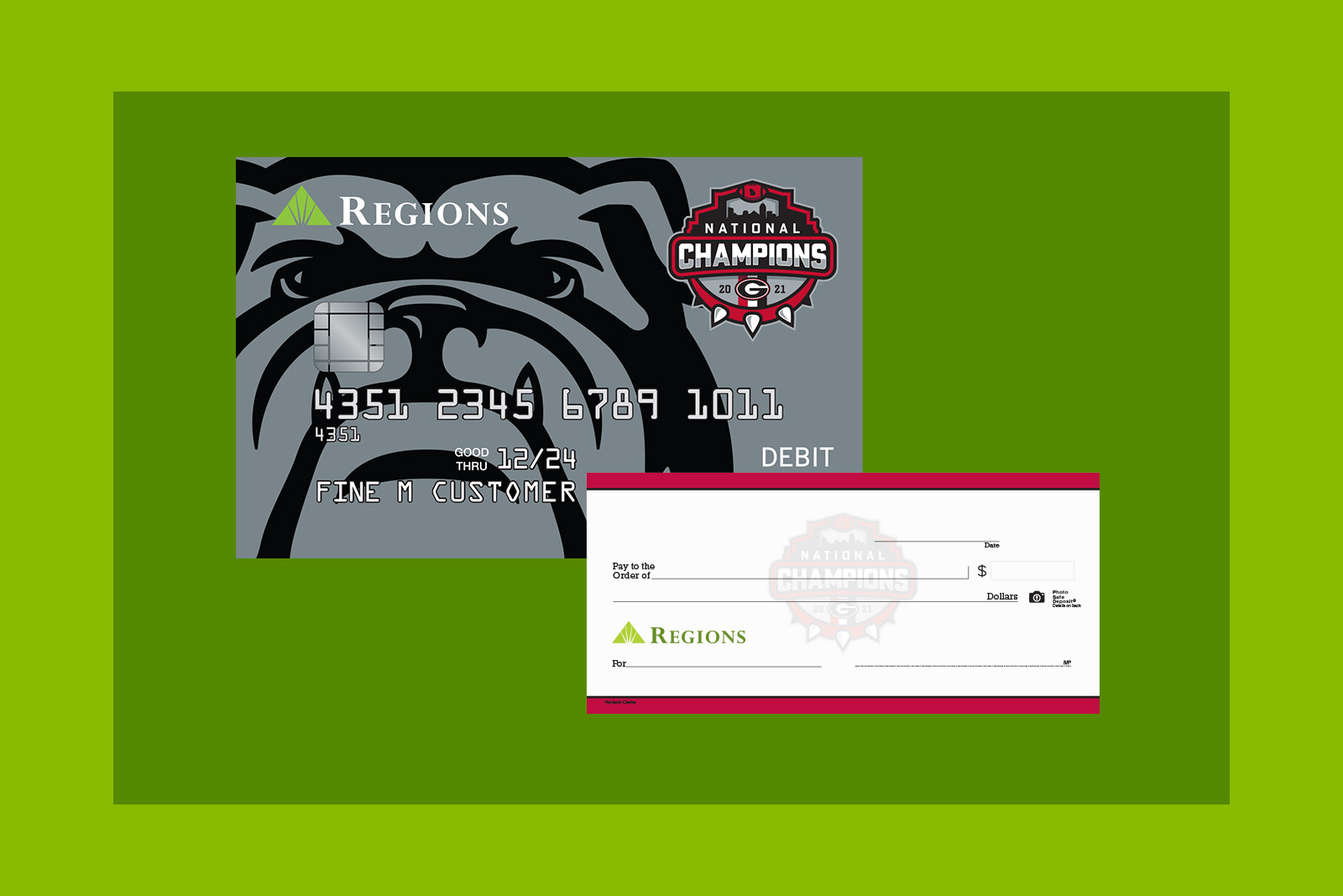 debit card and check