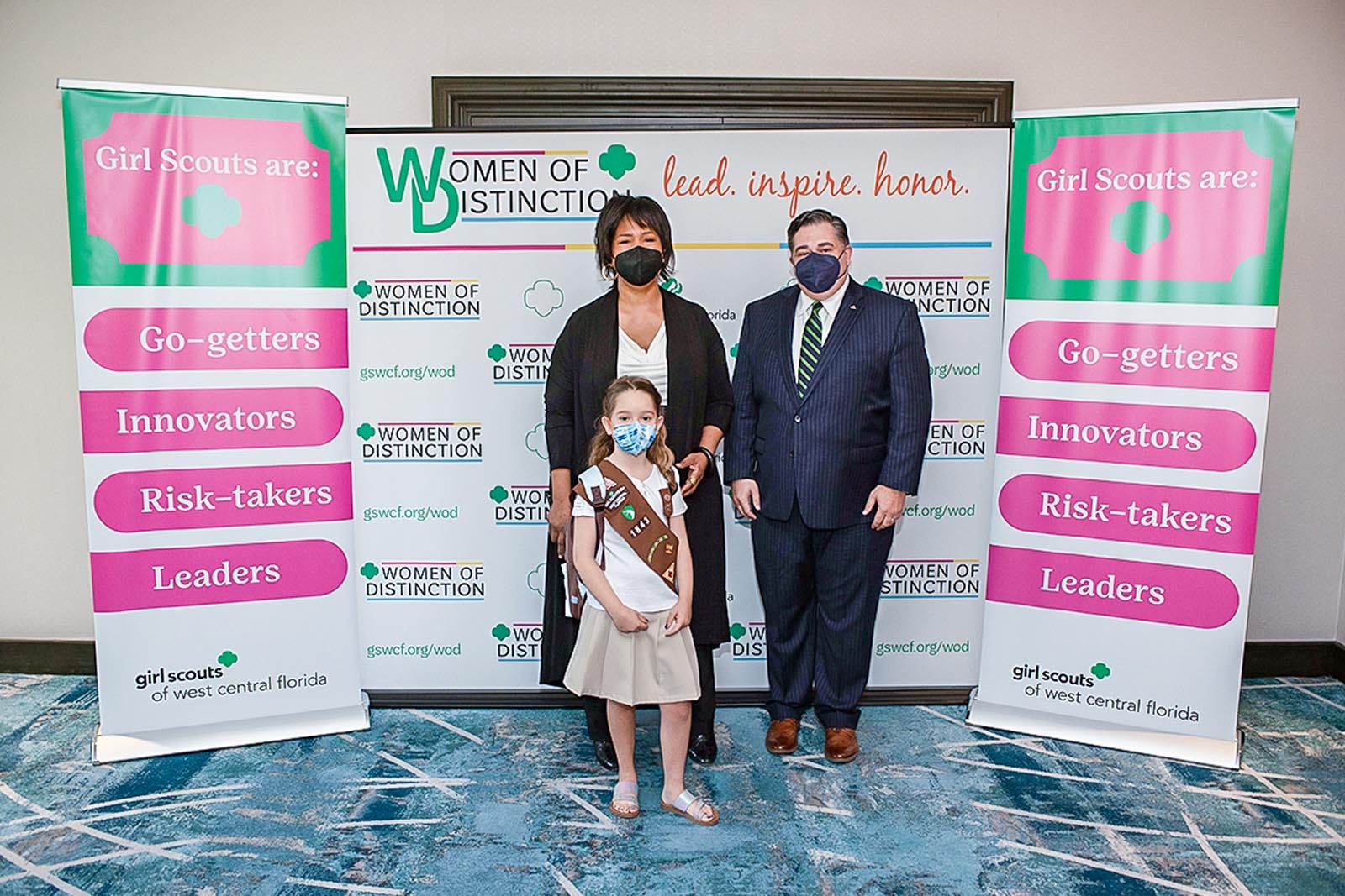 Dr. Mae Jemison and Ponzillo family