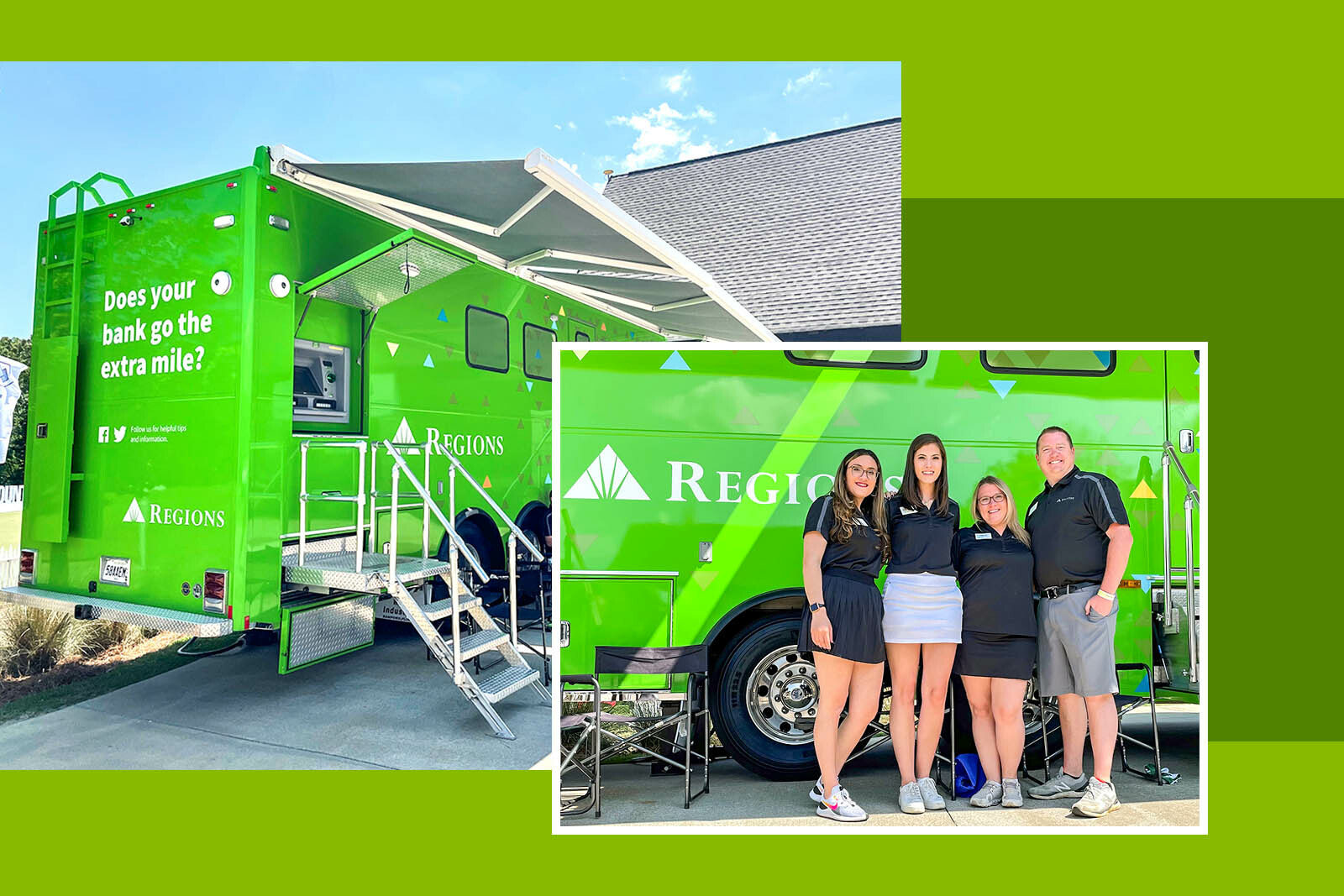 Regions portable bank branch