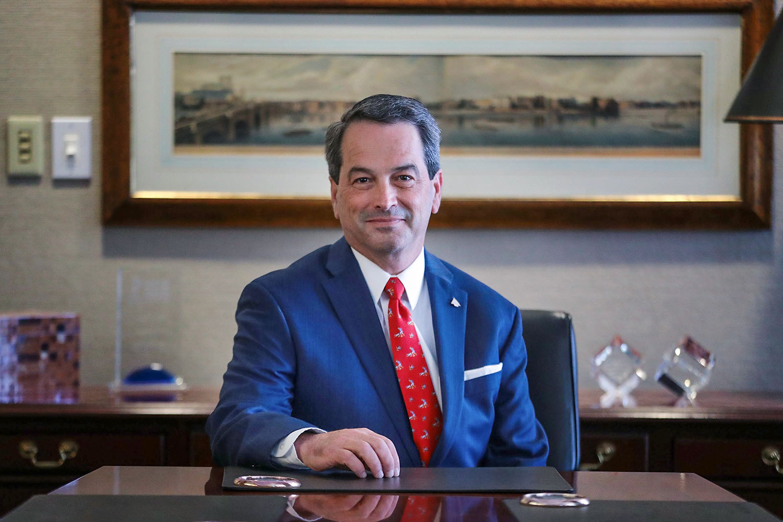 man smiling at camera