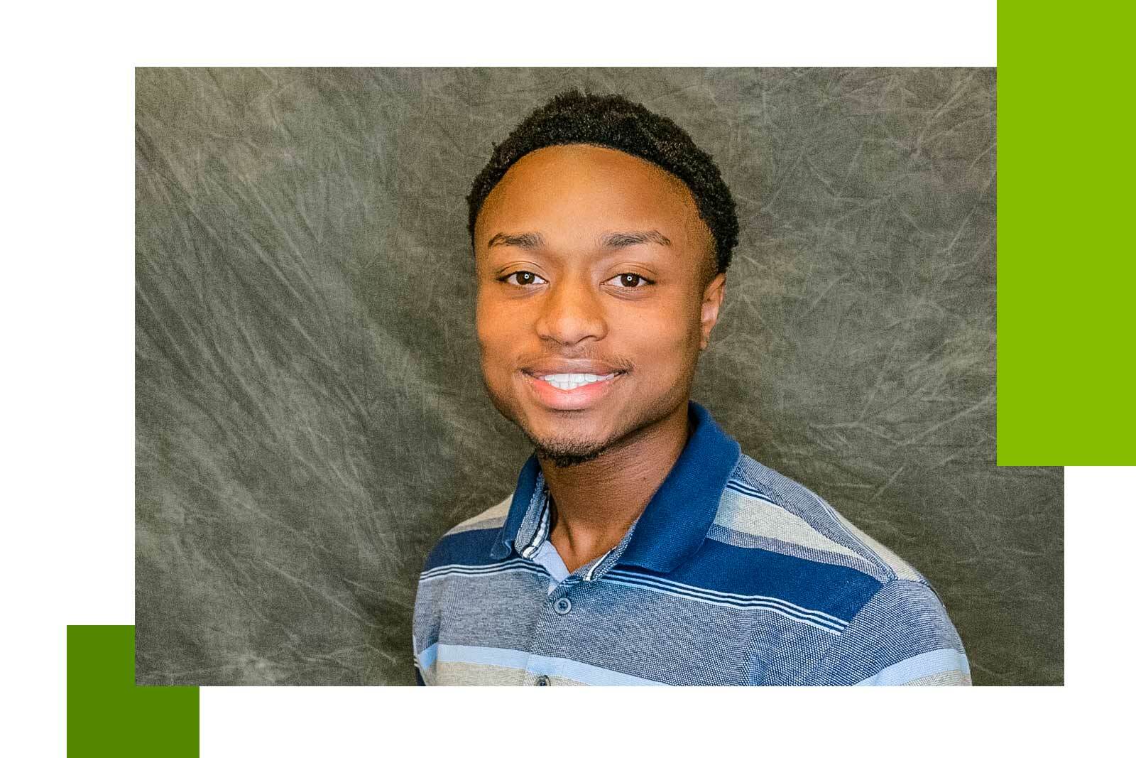 man smiling for camera