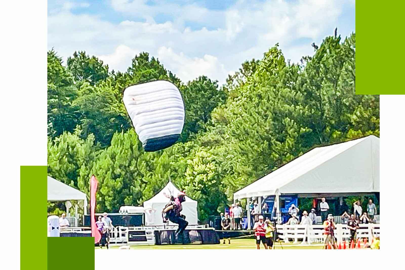 Canopy-Piloting landing