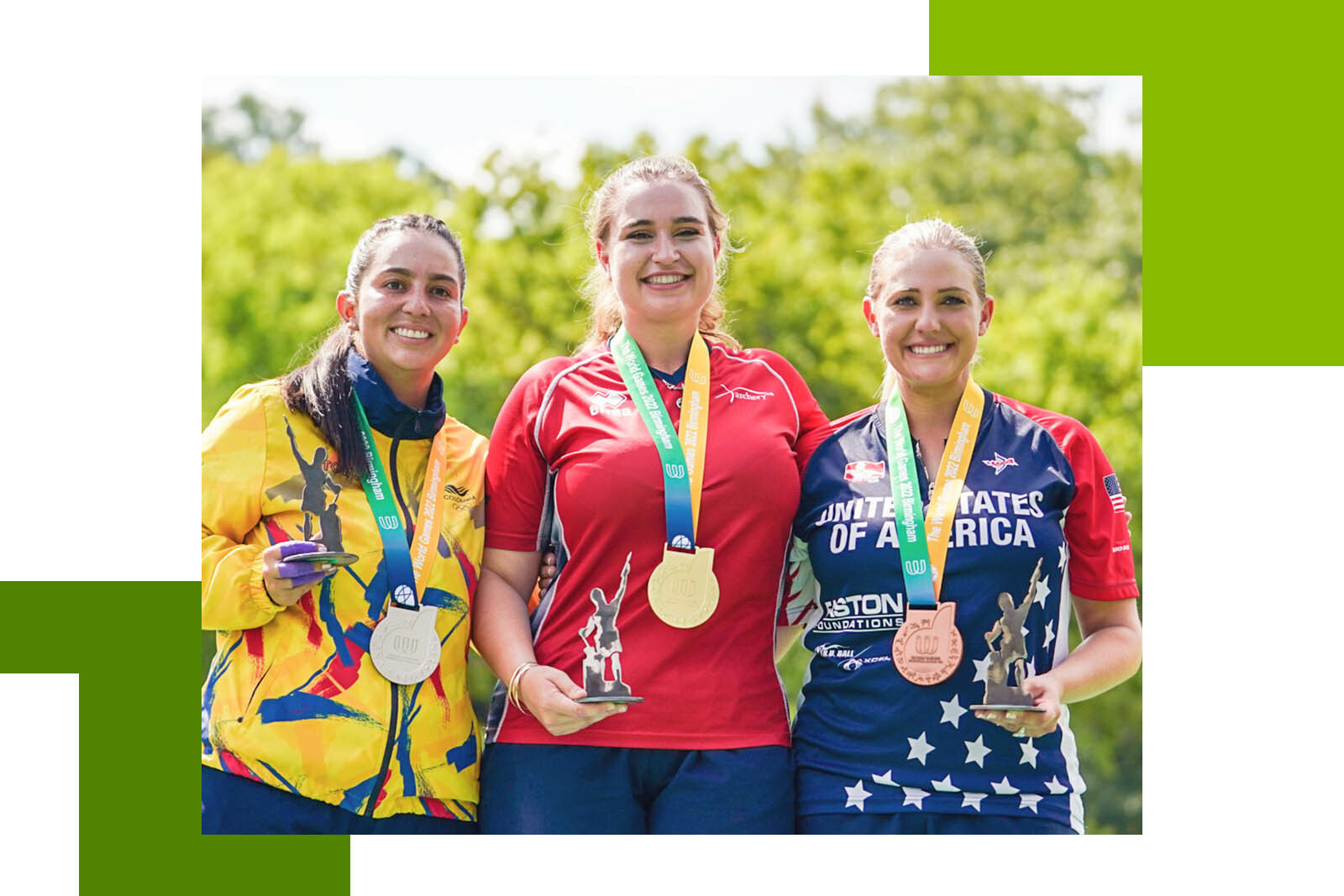 Archery Winners at the Birmingham World Games