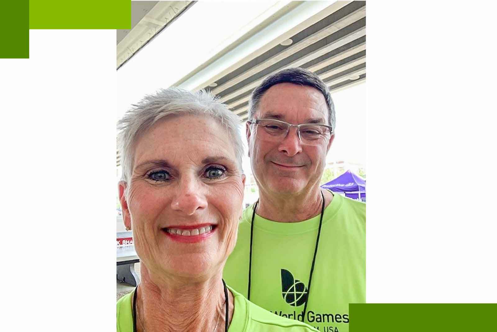 people smiling for camera