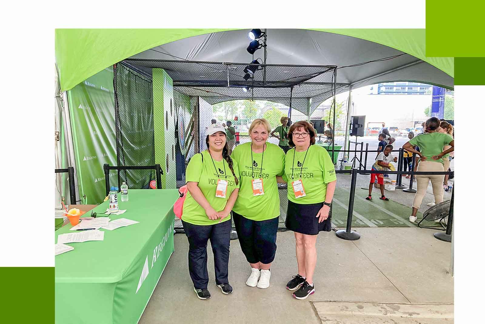 people smiling for camera