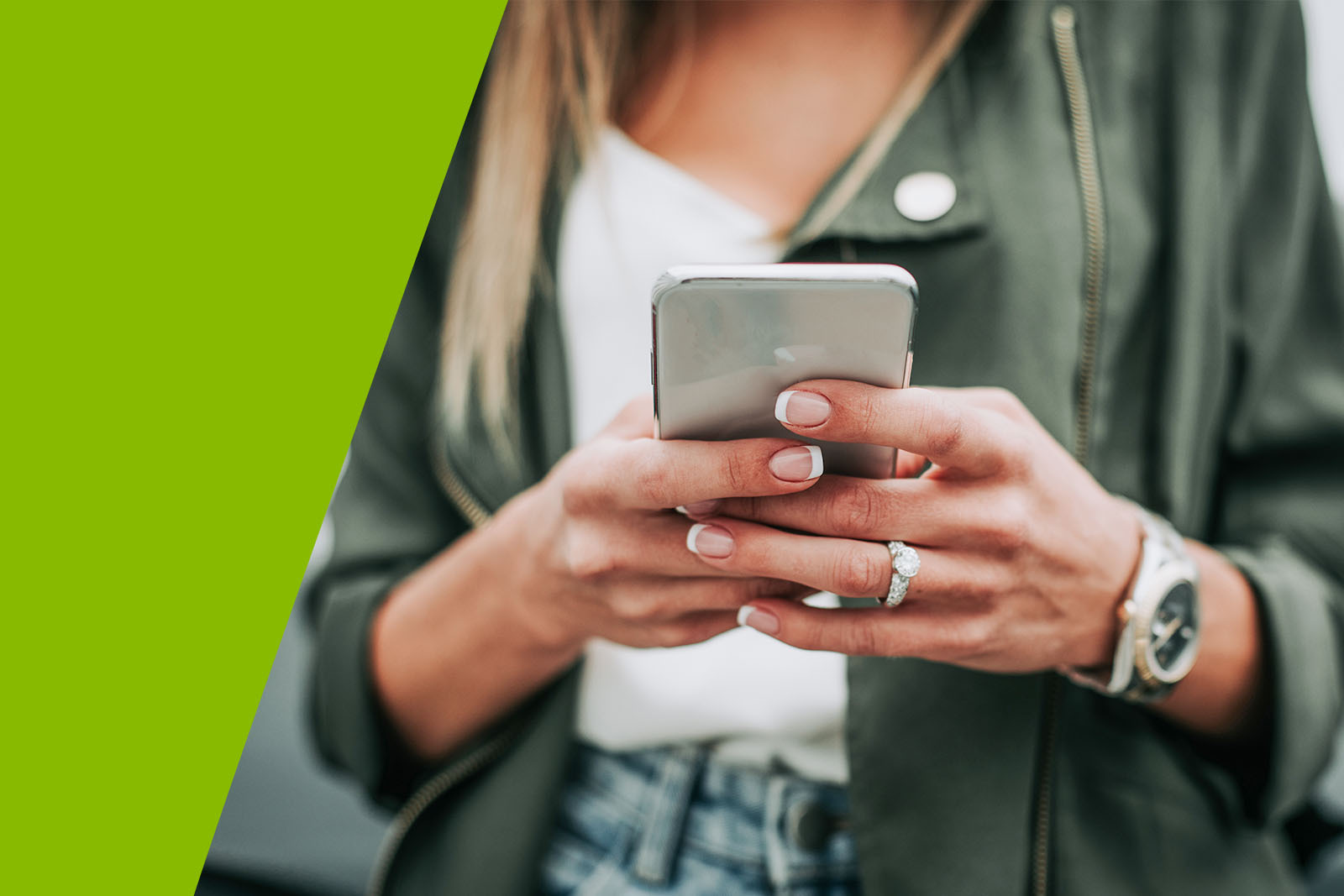 person on cell phone