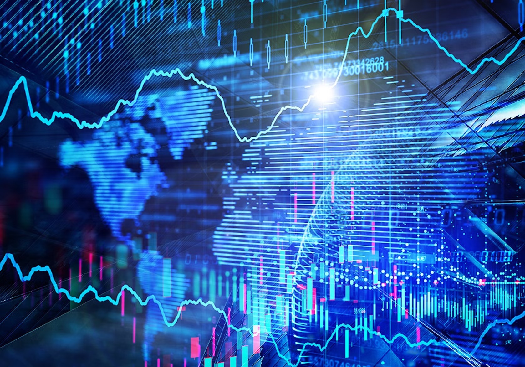 abstract financial and economic image