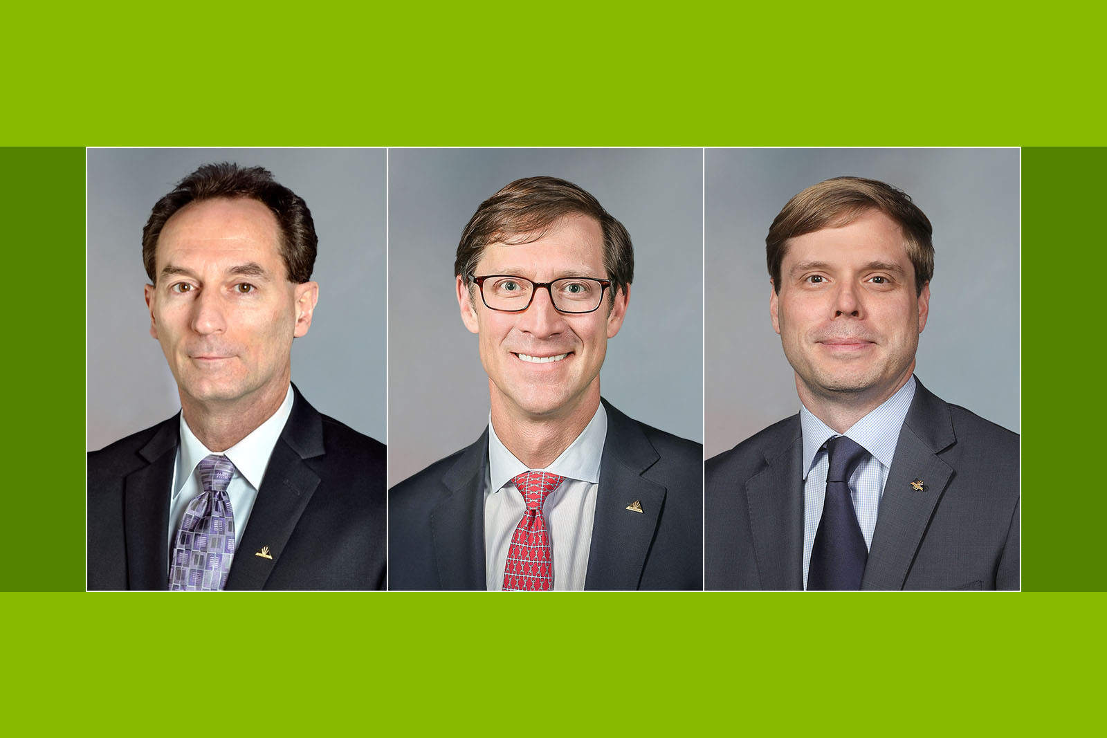 Richard Moody, Alan McKnight, and Brandon Thurber