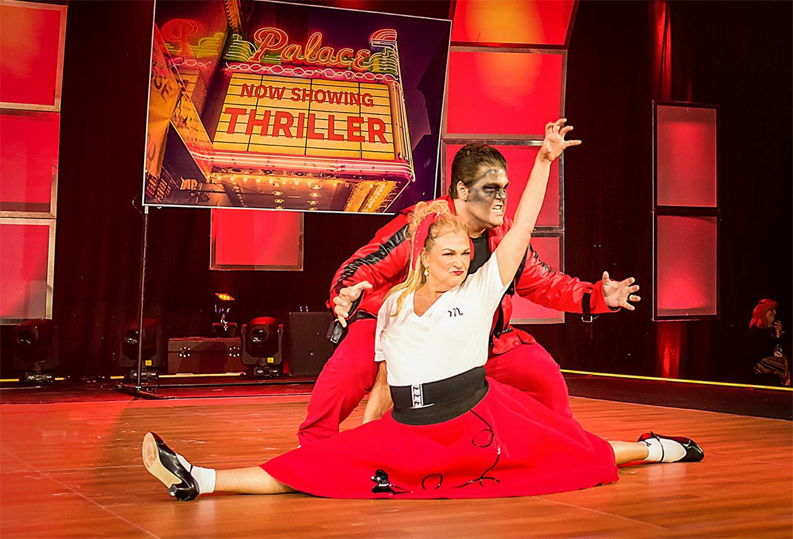 Jonathan and Marda performing their routine