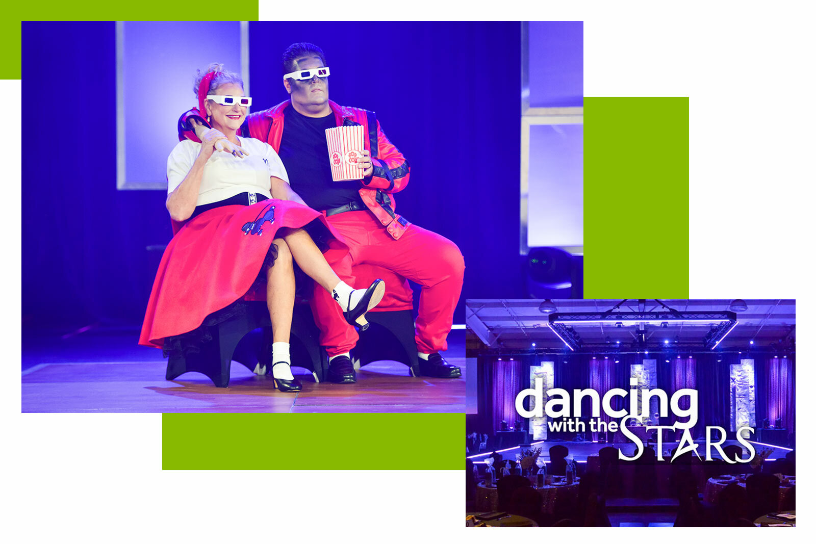 a photo of Jonathan and Marda on stage at the...