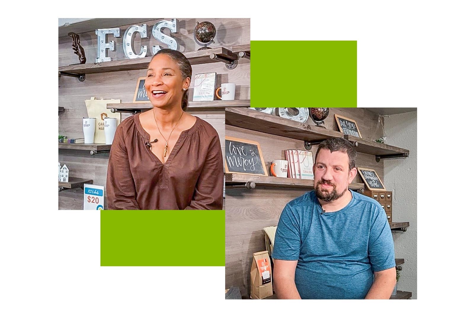 Joi Jackson and Jeff Delp