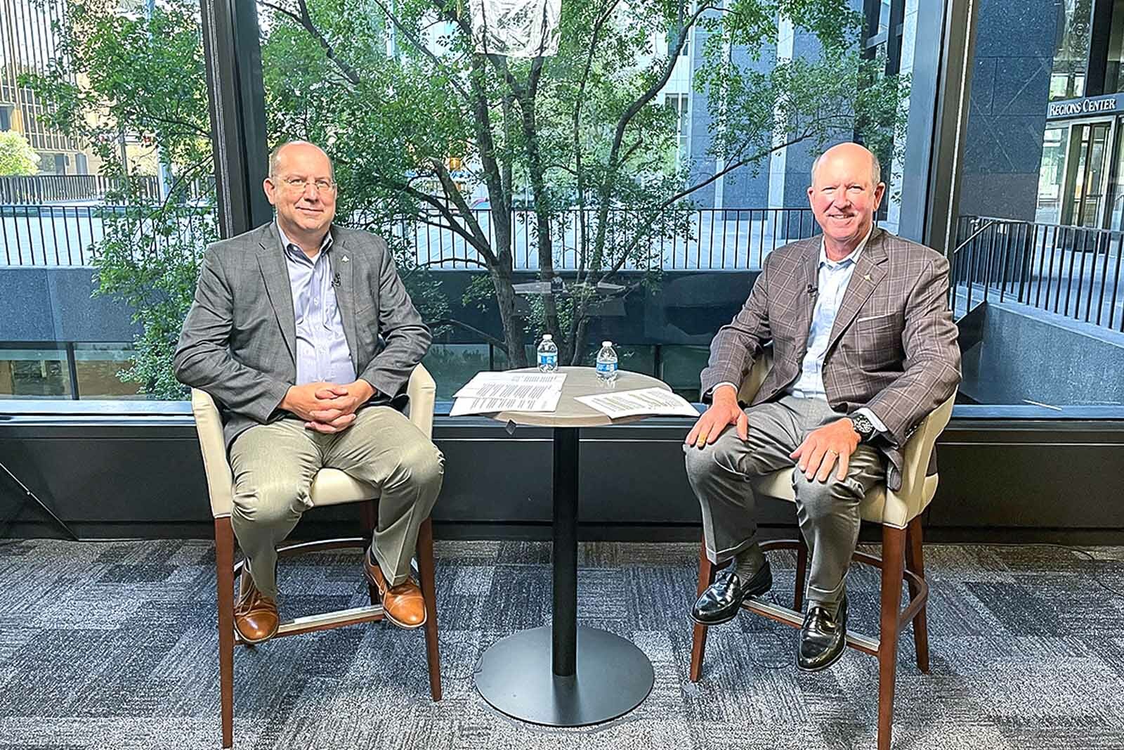 Bryan Ford and John Turner of Regions Bank