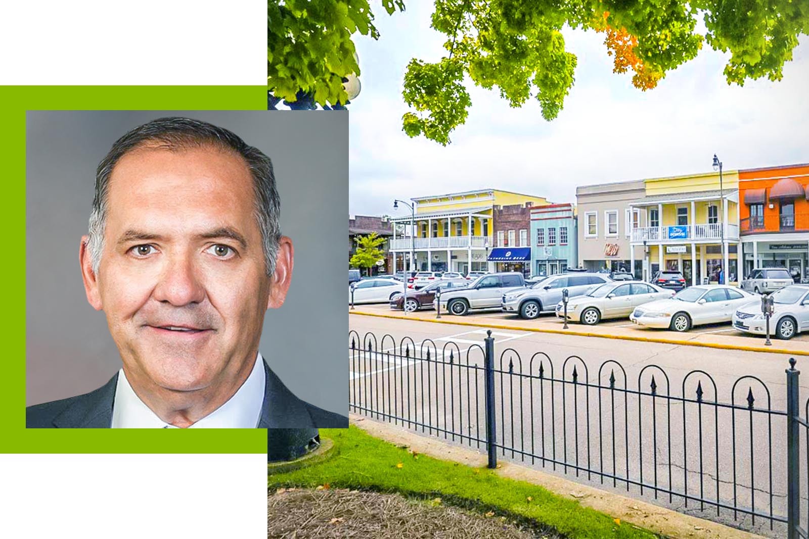 photos of Jeff Sutton and Oxford Square