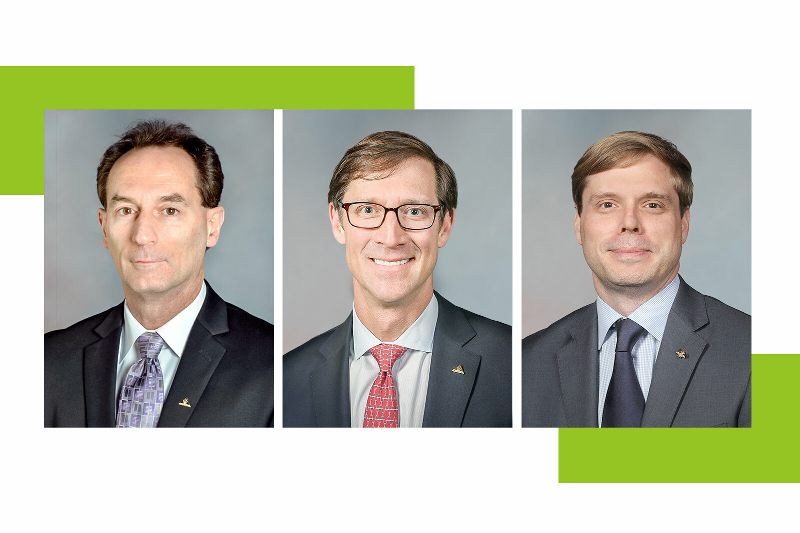 Richard Moody, Alan McKnight, and Brandon Thurber