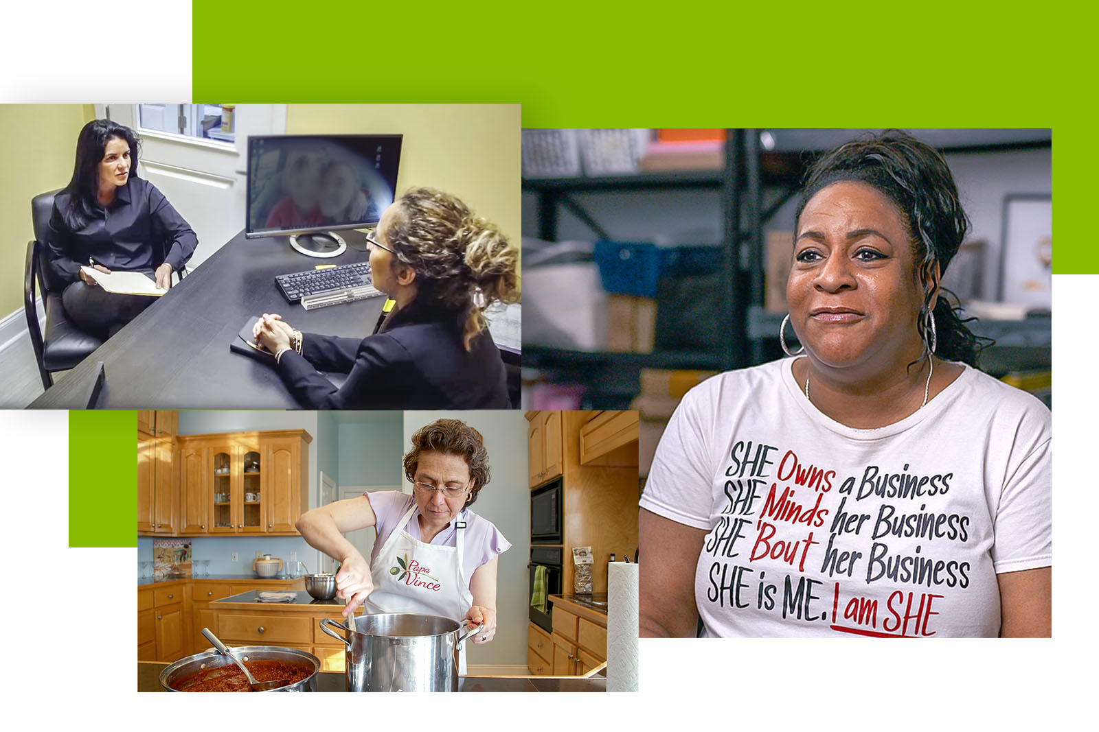 Photos from business featured in the article.