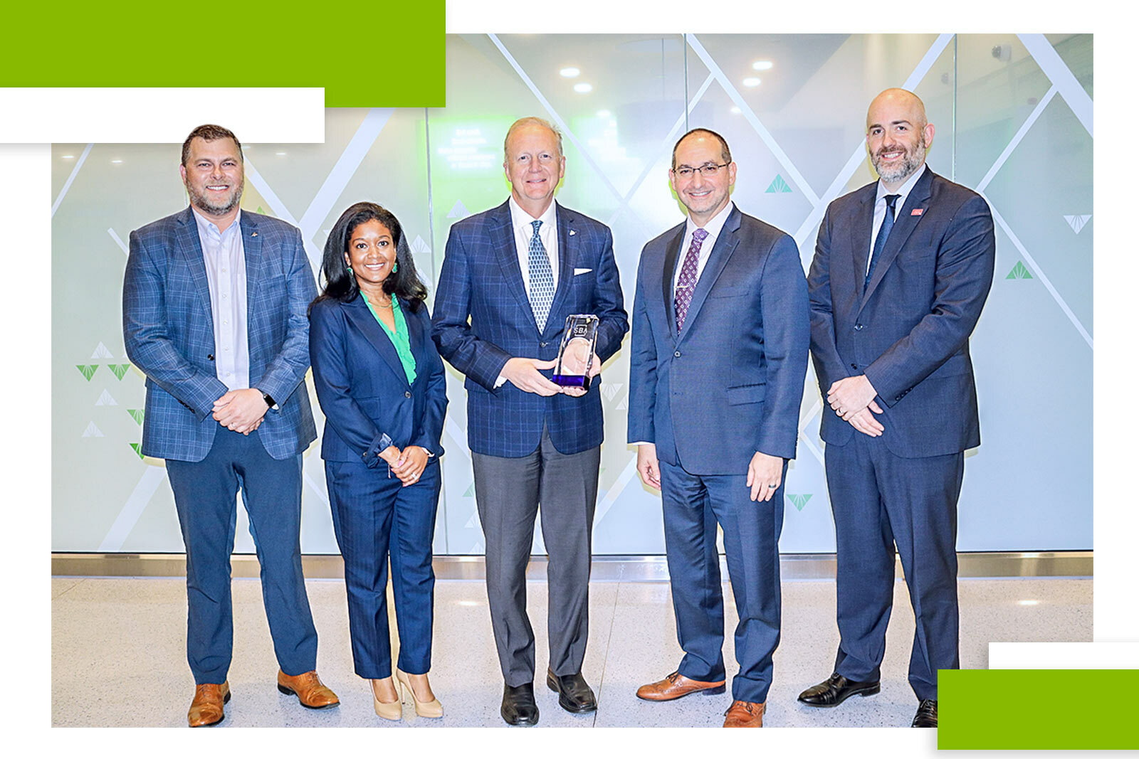 award presentation group photo