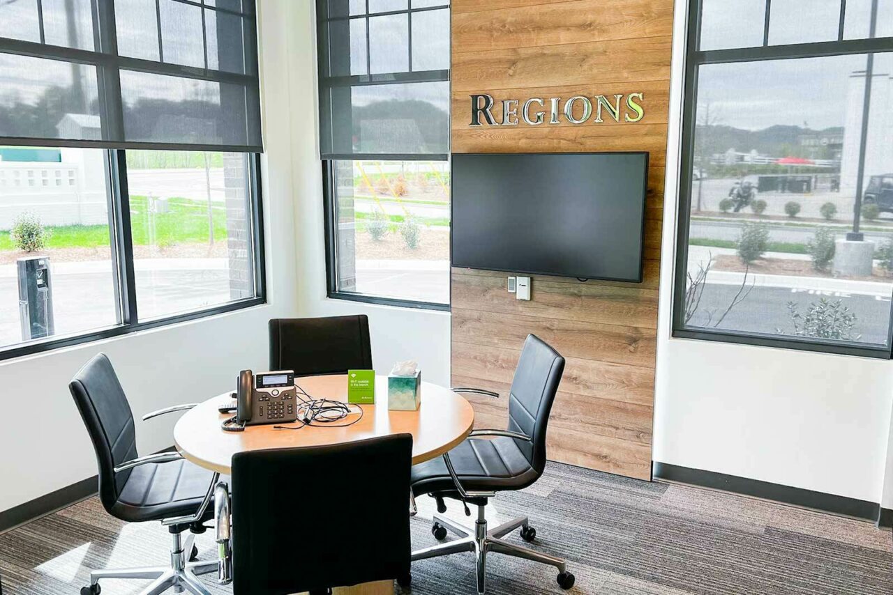 Regions Bank branch interior